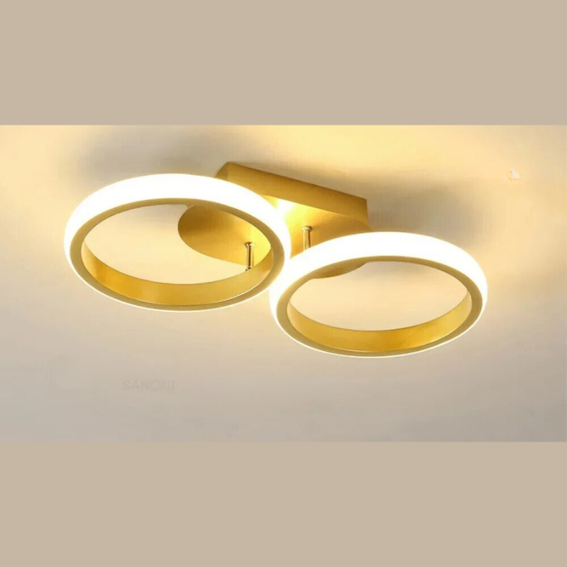 Moderne LED Ring Kroonluchter – Minimalistische Plafondlamp voor Woonkamer en Eetruimte