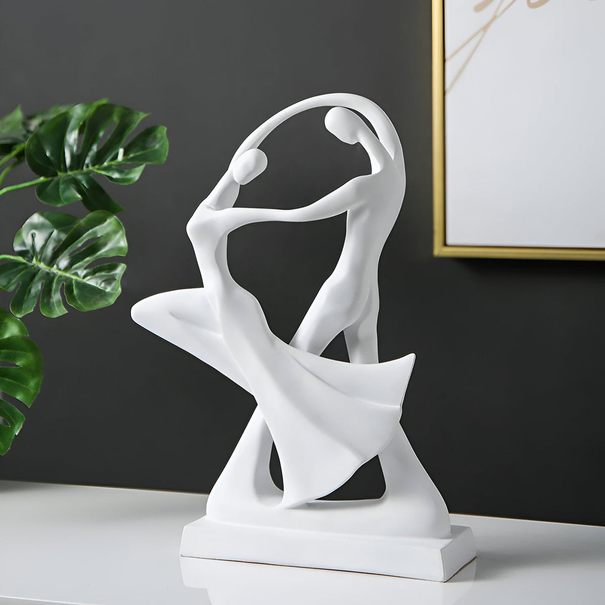 SwayDuo | Moderne dansen hars sculptuur