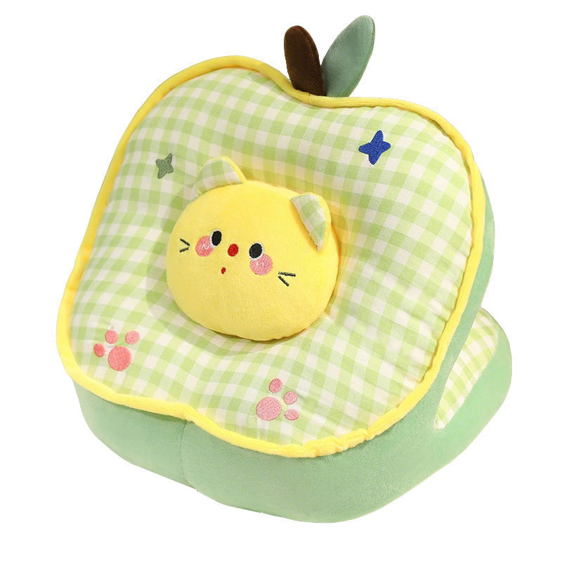 Plush kussen met pruimenmotief Interieur Nest