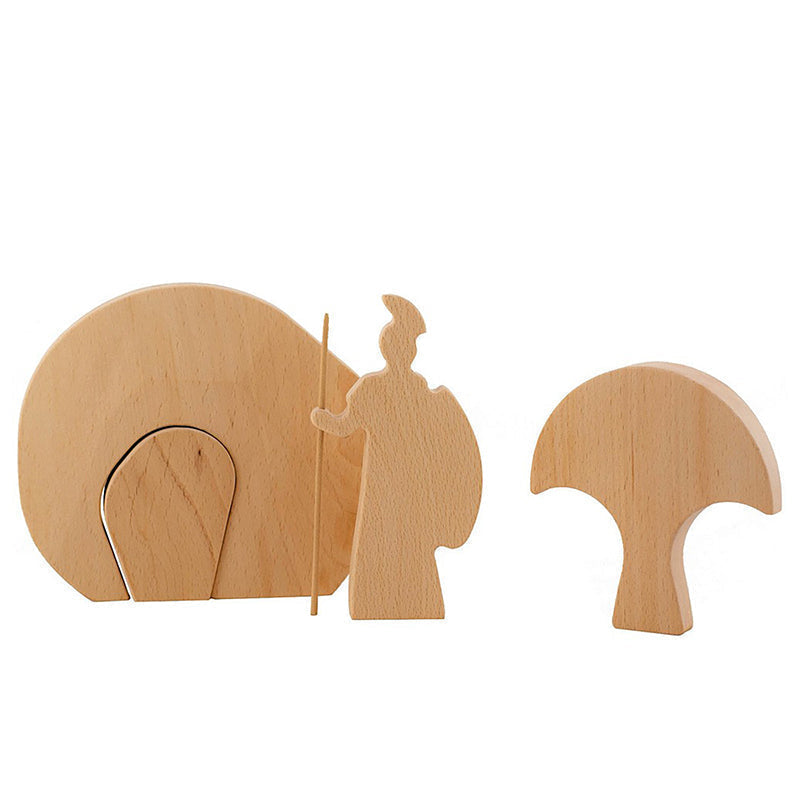 Paas Scene Houten Decoratie