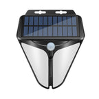 Solar Intelligente Driehoek Buiten Waterdichte Lichaamsensor Patio LED Wandlamp