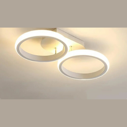 Moderne LED Ring Kroonluchter – Minimalistische Plafondlamp voor Woonkamer en Eetruimte