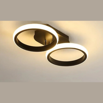 Moderne LED Ring Kroonluchter – Minimalistische Plafondlamp voor Woonkamer en Eetruimte