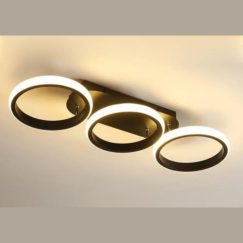 Moderne LED Ring Kroonluchter – Minimalistische Plafondlamp voor Woonkamer en Eetruimte