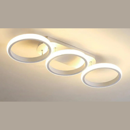 Moderne LED Ring Kroonluchter – Minimalistische Plafondlamp voor Woonkamer en Eetruimte