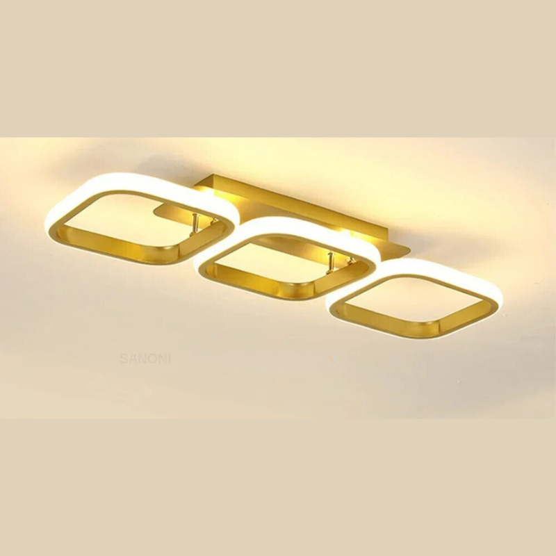 Moderne LED Ring Kroonluchter – Minimalistische Plafondlamp voor Woonkamer en Eetruimte