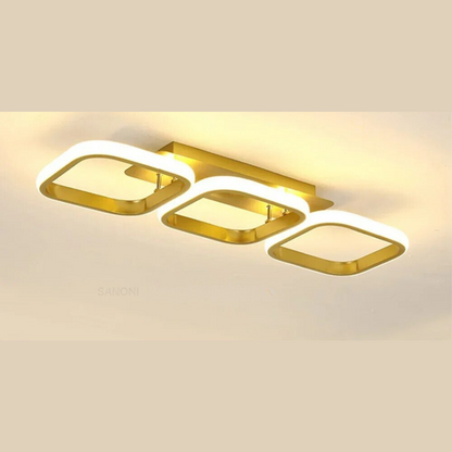 Moderne LED Ring Kroonluchter – Minimalistische Plafondlamp voor Woonkamer en Eetruimte