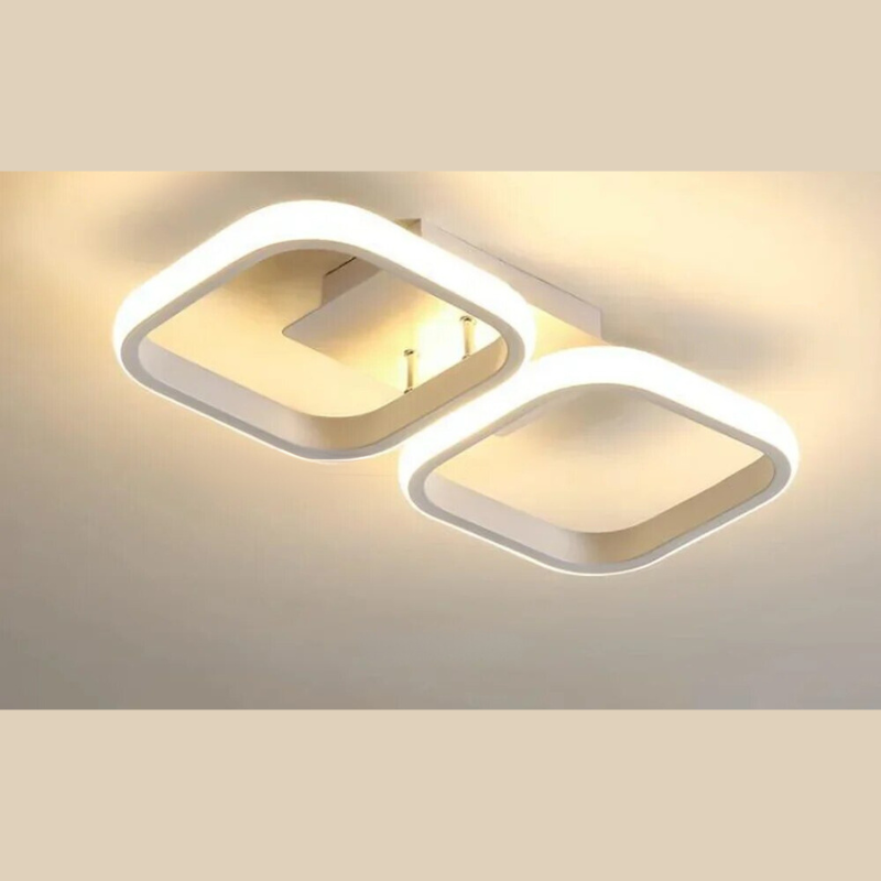 Moderne LED Ring Kroonluchter – Minimalistische Plafondlamp voor Woonkamer en Eetruimte
