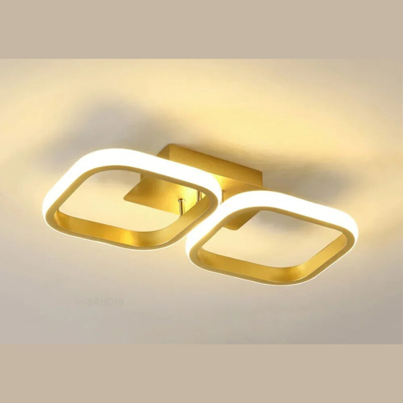 Moderne LED Ring Kroonluchter – Minimalistische Plafondlamp voor Woonkamer en Eetruimte