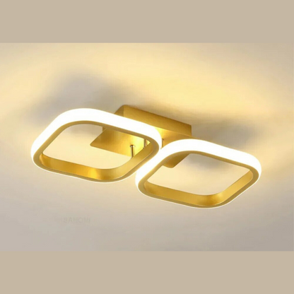 Moderne LED Ring Kroonluchter – Minimalistische Plafondlamp voor Woonkamer en Eetruimte