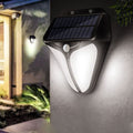 Solar Intelligente Driehoek Buiten Waterdichte Lichaamsensor Patio LED Wandlamp