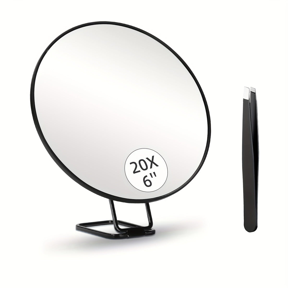 PrecisionGlow – Draagbare Make-up Spiegel met Vergroting Interieur Nest