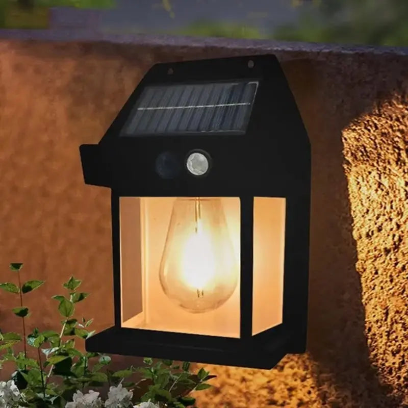 Zonne-werklamp voor buitengebruik - Met bewegingssensor en schemerautomatisering