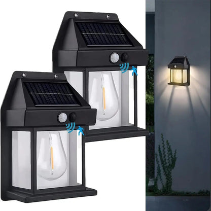 Zonne-werklamp voor buitengebruik - Met bewegingssensor en schemerautomatisering