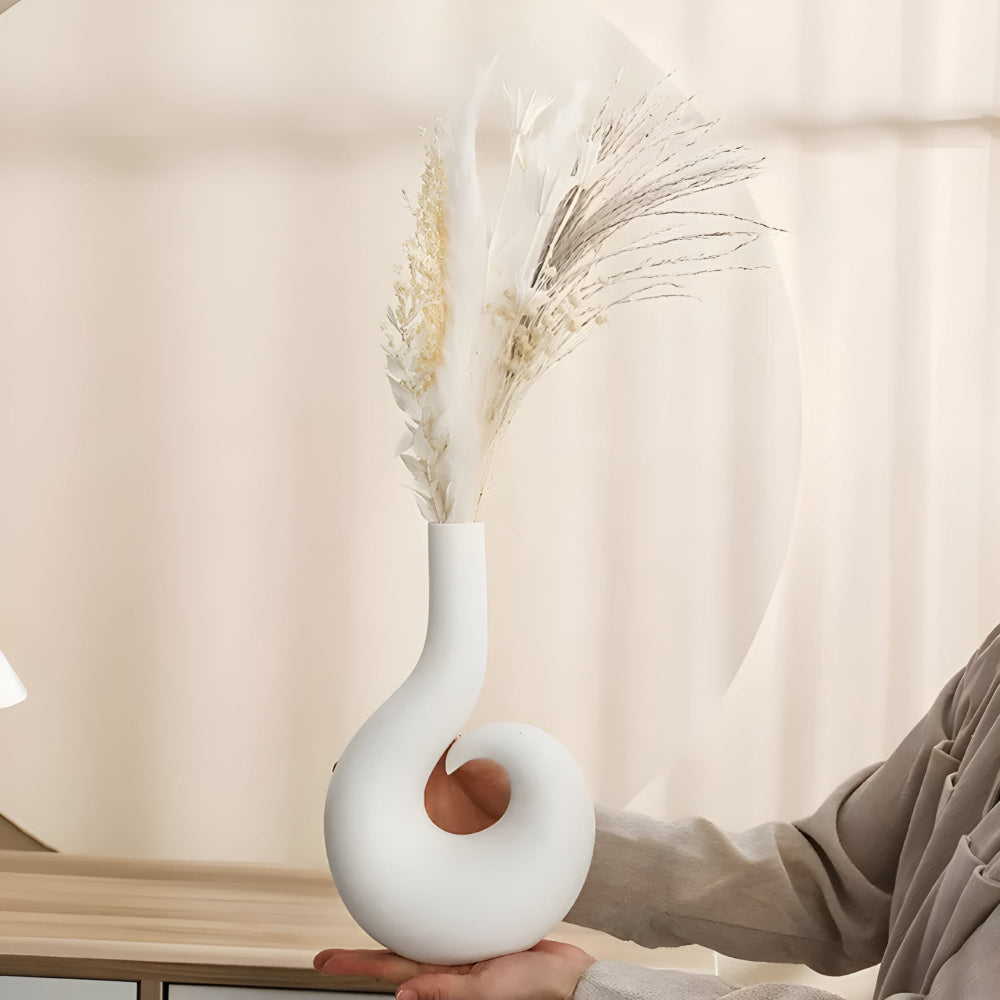 Comodo Spiraal Ceramische Vaas