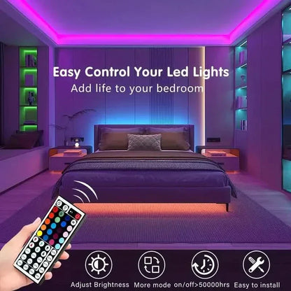 33Ft LED strip verlichting met IR 44-toetsen afstandsbediening