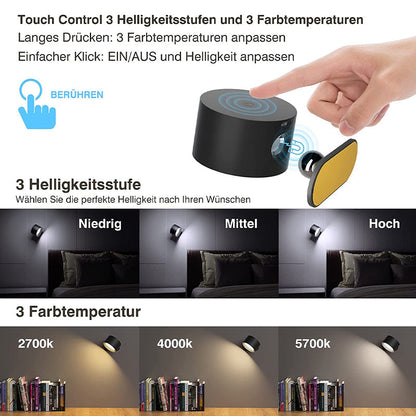 Magnetische Wandlamp