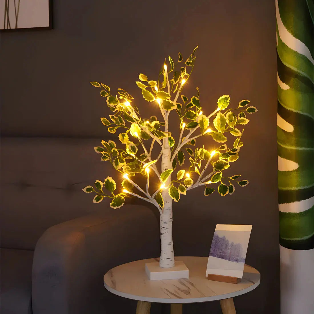 Magische BrightTree Tafellamp Elegante Boomontwerp met Warme LED Verlichting