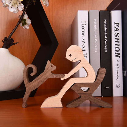 Deens Houten Dieren Ornamenten