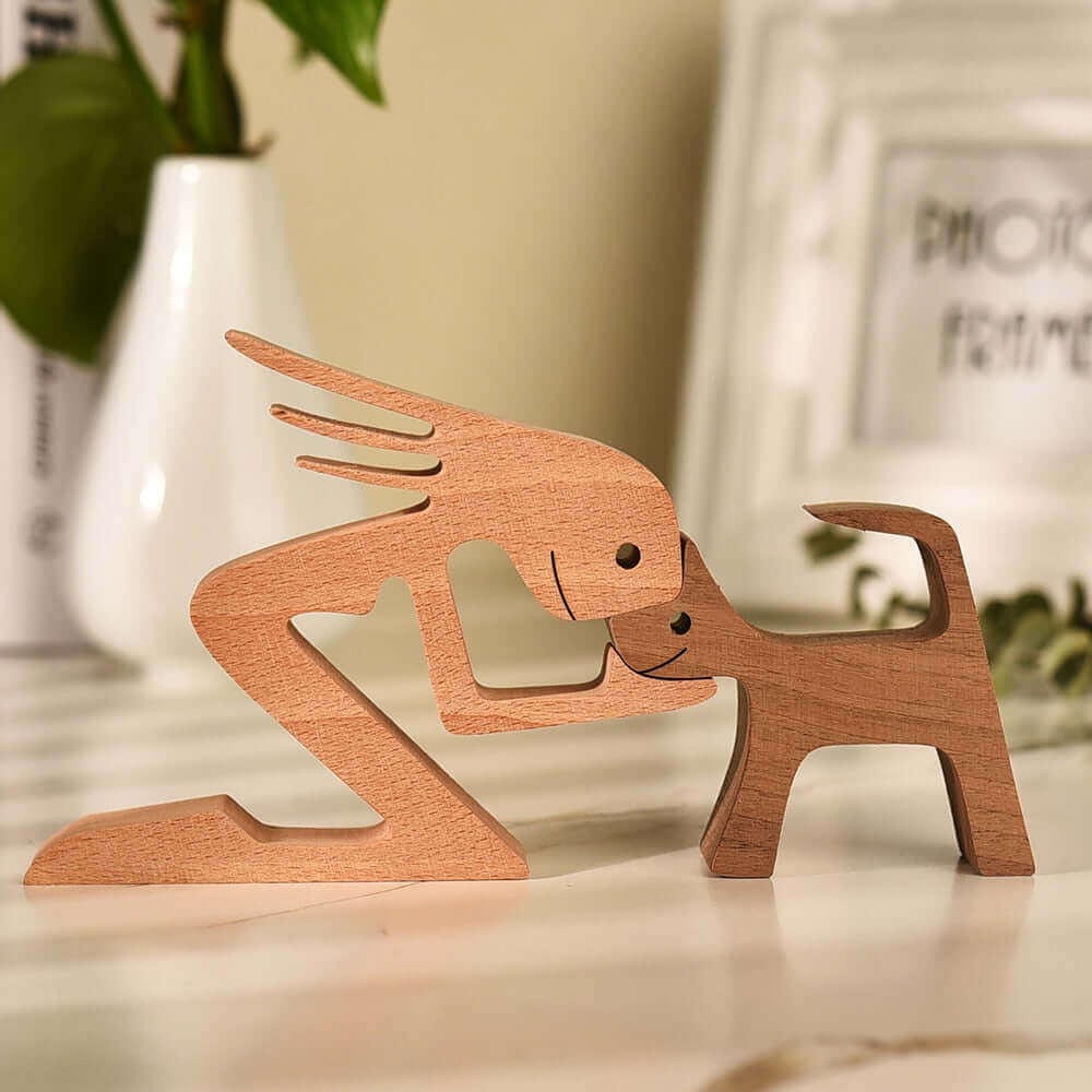 Deens Houten Dieren Ornamenten