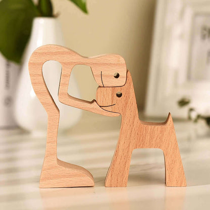 Deens Houten Dieren Ornamenten