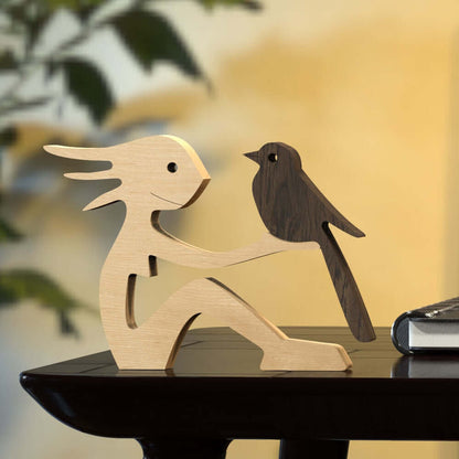 Deens Houten Dieren Ornamenten