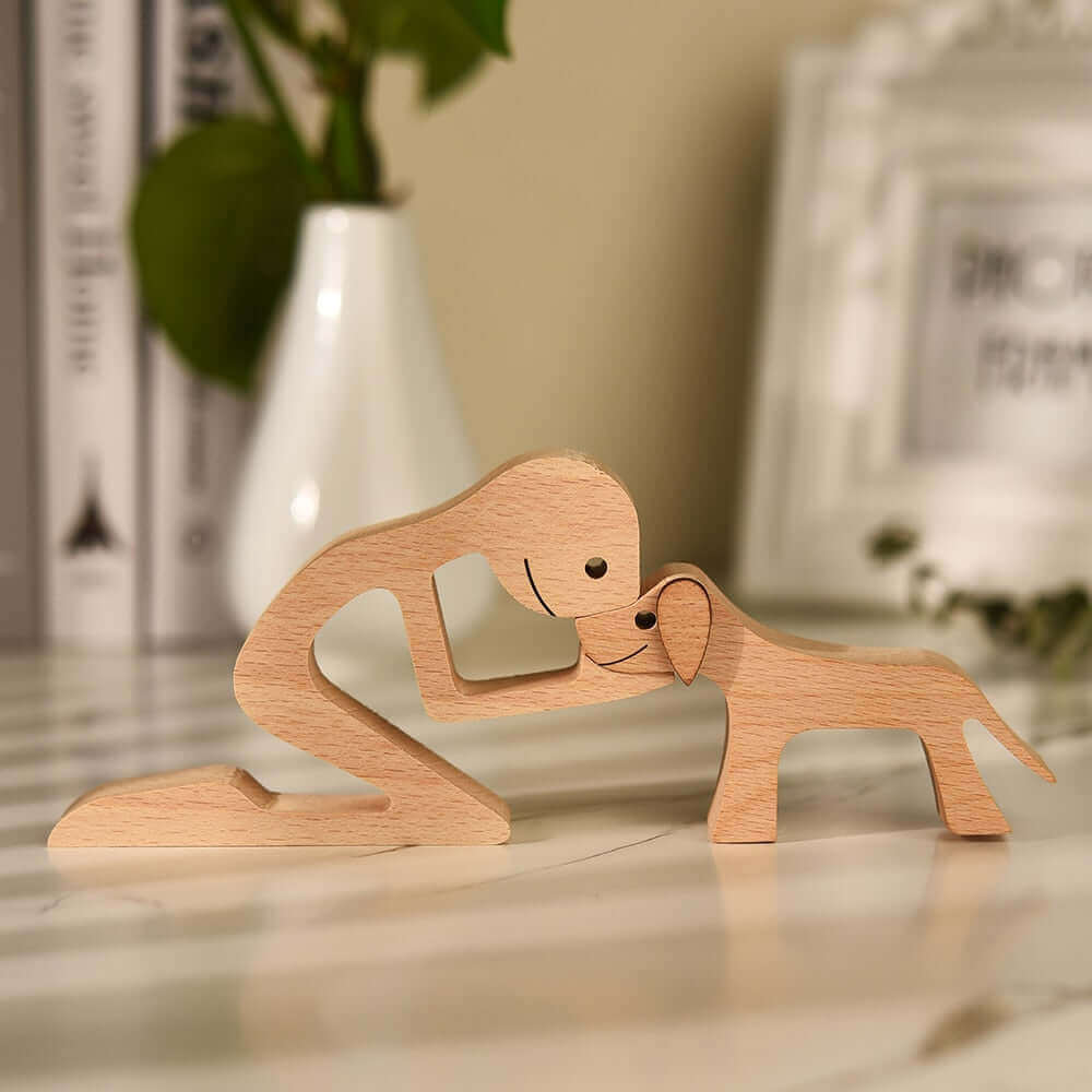 Deens Houten Dieren Ornamenten