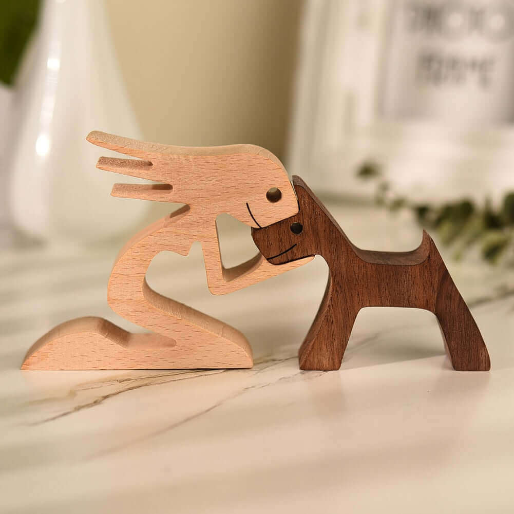Deens Houten Dieren Ornamenten
