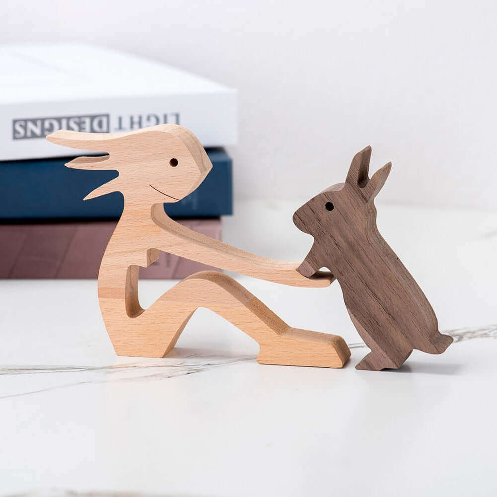 Deens Houten Dieren Ornamenten