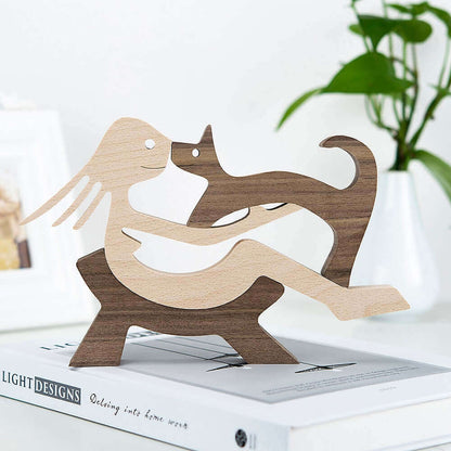 Deens Houten Dieren Ornamenten