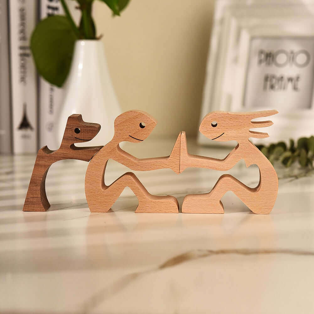 Deens Houten Dieren Ornamenten