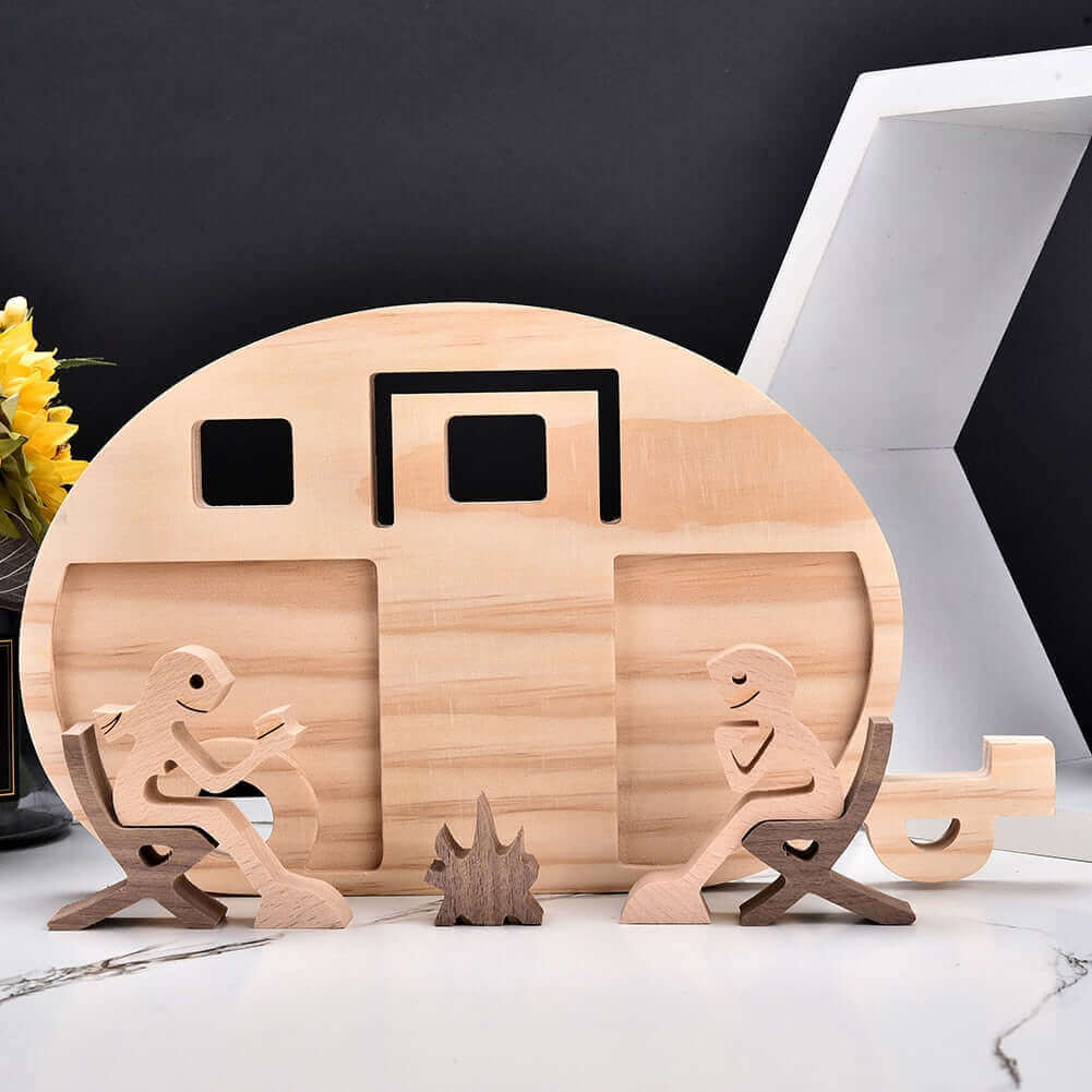 Deens Houten Dieren Ornamenten