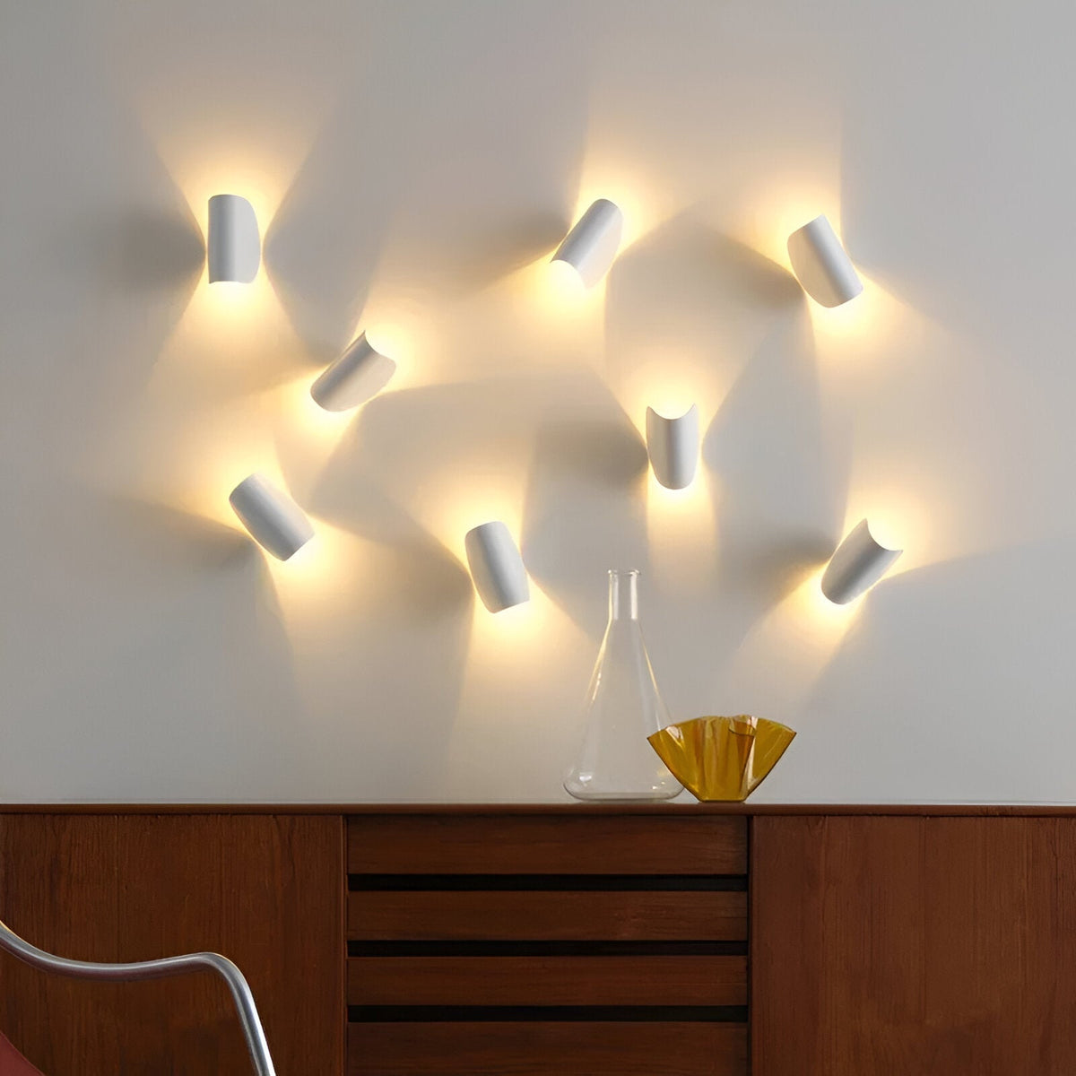 Twist Wandlamp - Verstelbare Metalen Wandlamp - Gebogen Wandverdieping