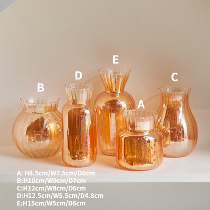 Gouden Kooi Glas Vaasje