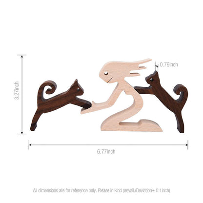 Deens Houten Dieren Ornamenten