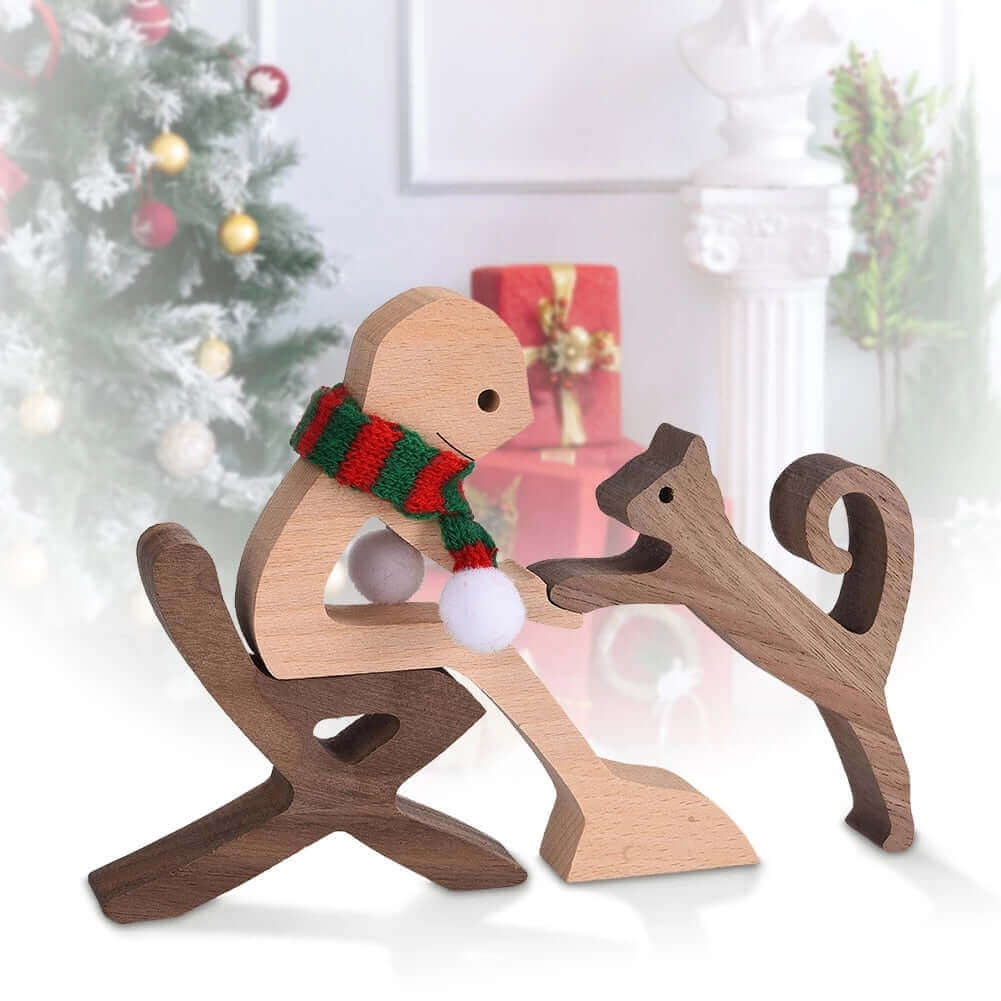 Deens Houten Dieren Ornamenten