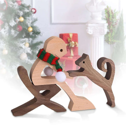 Deens Houten Dieren Ornamenten