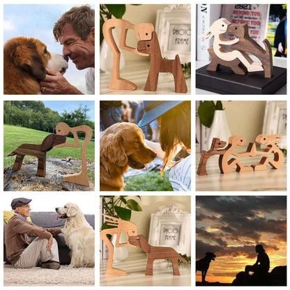 Deens Houten Dieren Ornamenten
