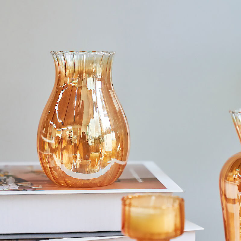 Gouden Kooi Glas Vaasje