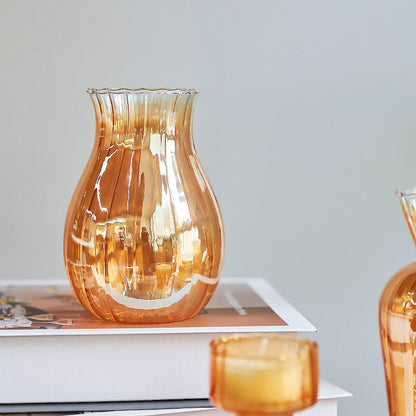 Gouden Kooi Glas Vaasje