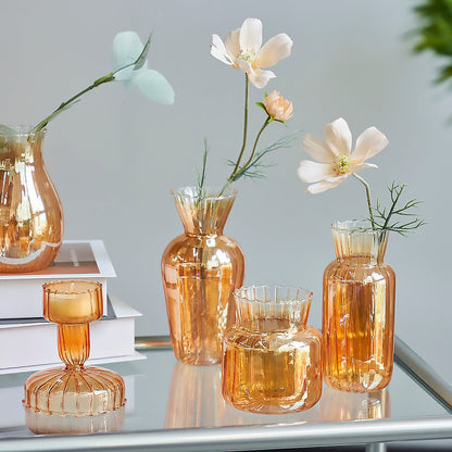 Gouden Kooi Glas Vaasje