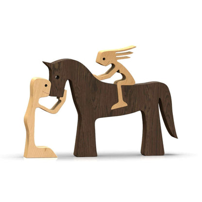 Deens Houten Dieren Ornamenten
