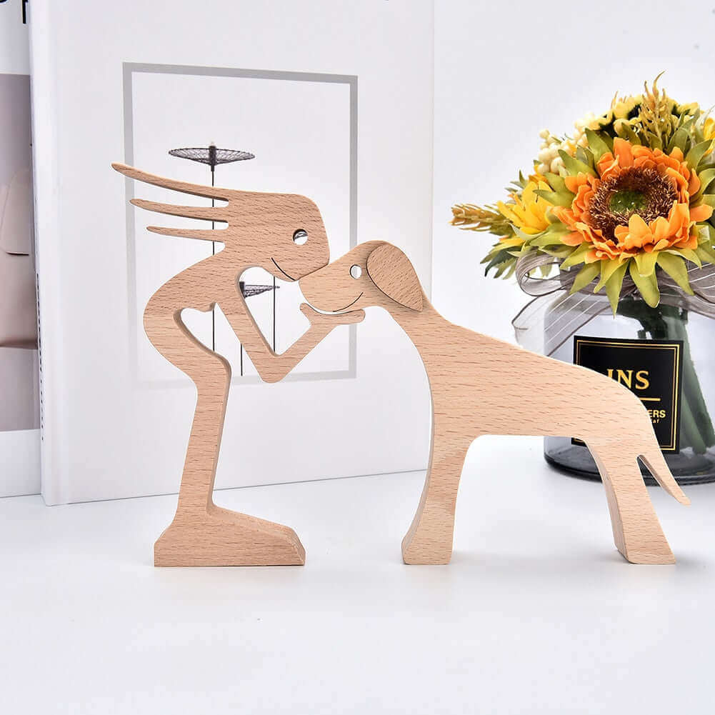 Deens Houten Dieren Ornamenten