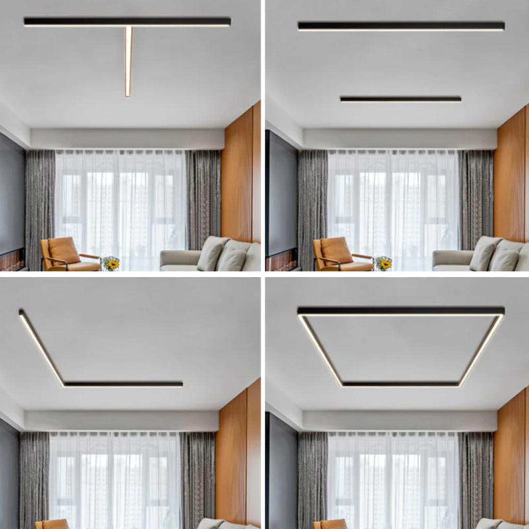 Industriële lineaire LED plafondlamp - Stratum
