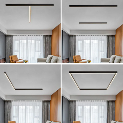 Industriële lineaire LED plafondlamp - Stratum
