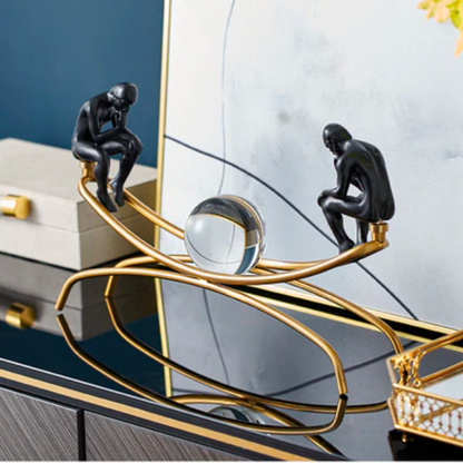 Thinker Creatieve Decoratieve Figuur