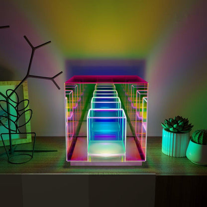 Eternity Rubiks Cube Prisma Lamp