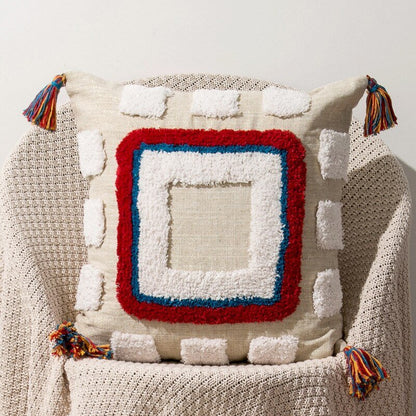 Handgemaakte Decoratieve Kussen in Marokkaanse Boho Stijl