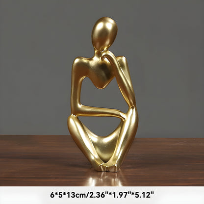 Abstract Thinker Beeldhouwwerk Huisdecoratie