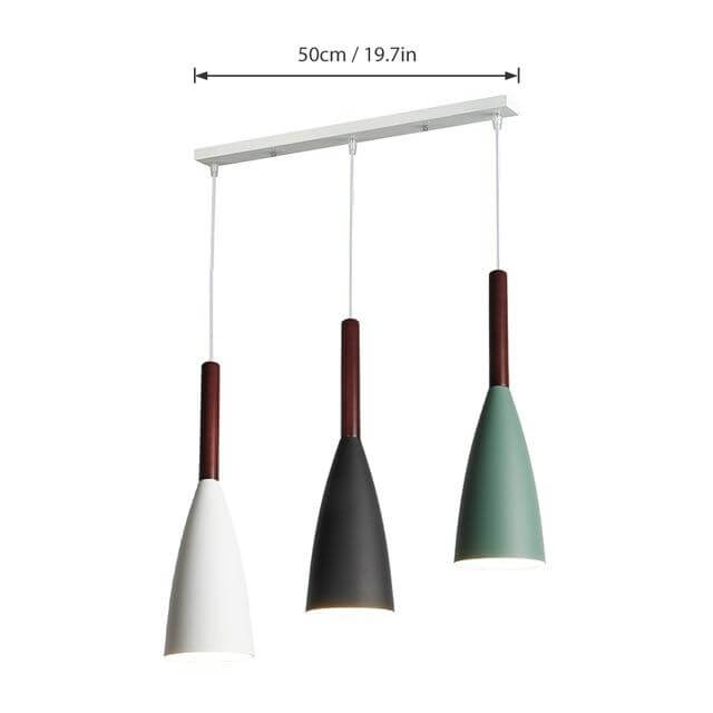 Moderne elegante Nordic stijl kleurrijke hanglamp